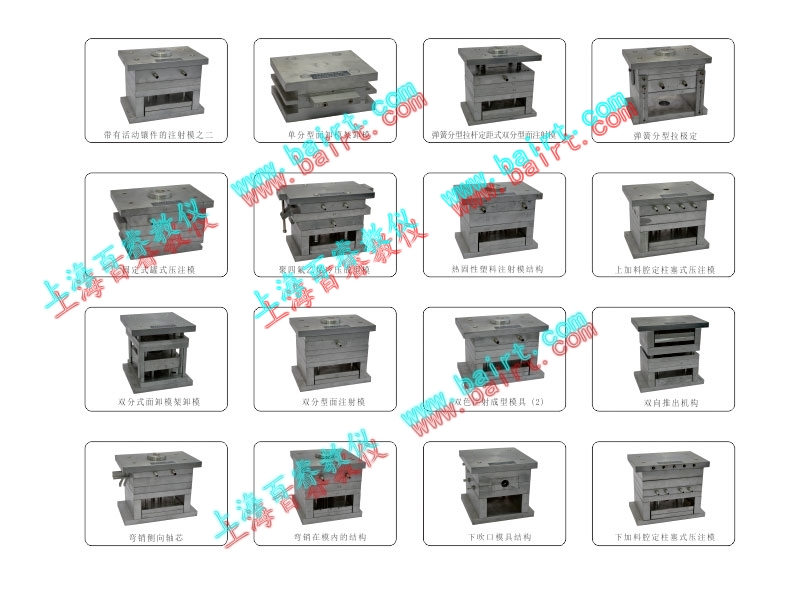 BR-M05C塑料成型工藝與模具設計拆裝模型(全鋁制)