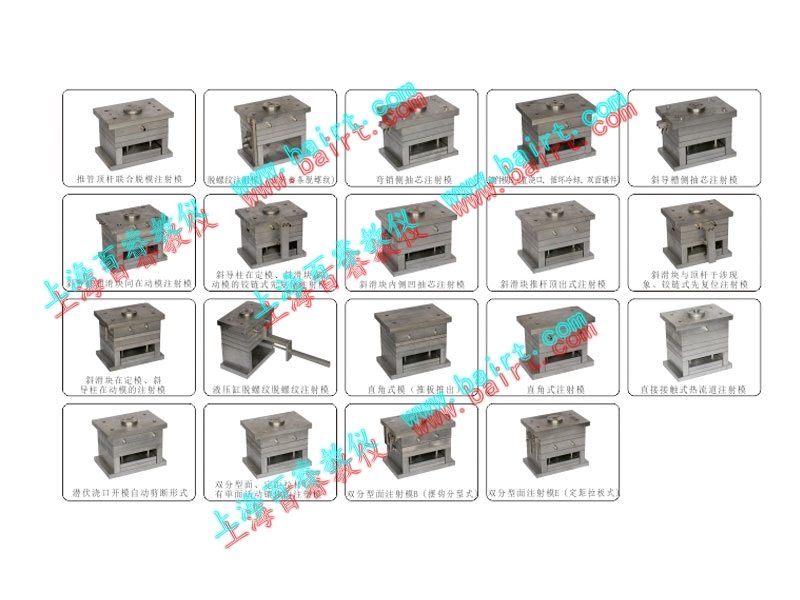 BR-M05A塑料成型工藝與模具設計拆裝模型(全鋁制)